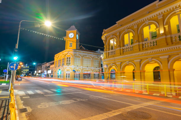 istock Old street with long exposure. Phuket, Thailand. 1092960206