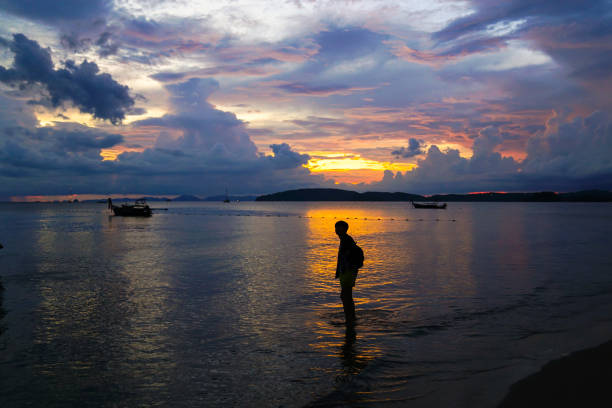 istock Sunset at Aonang beach, Krabi 1092970494