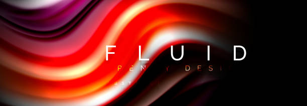 istock Abstract liquid colorful banner. Trendy wavy dynamic design. Fluid color shapes. 1092971468