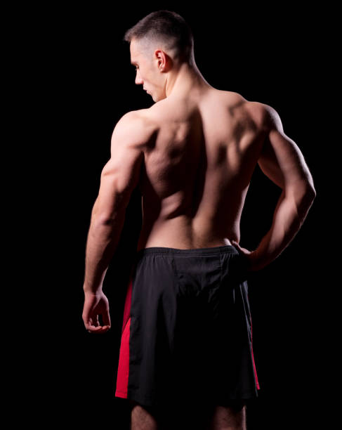 istock Sporty muscular man isolated 1093010558