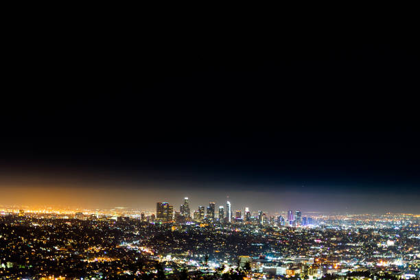 istock Los Angeles Skyline at Night at Griffith Observatory 1093019144
