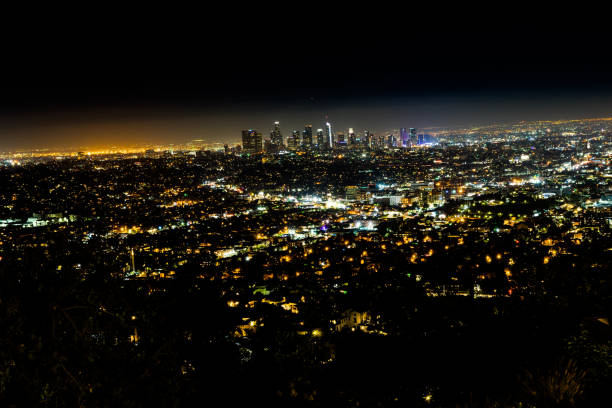 istock Los Angeles Skyline at Night at Griffith Observatory 1093019712