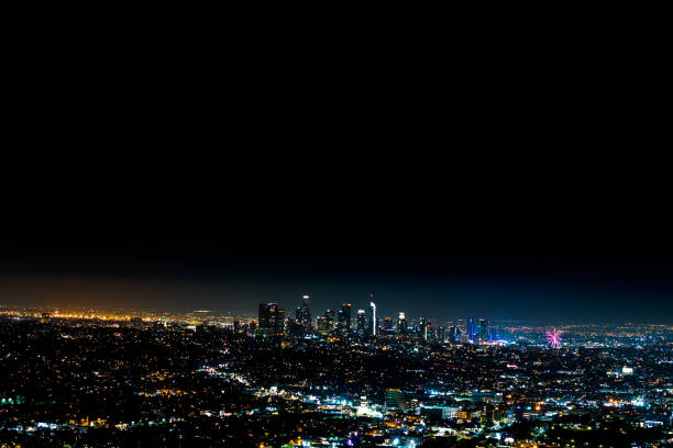istock Los Angeles Skyline at Night at Griffith Observatory 1093020908