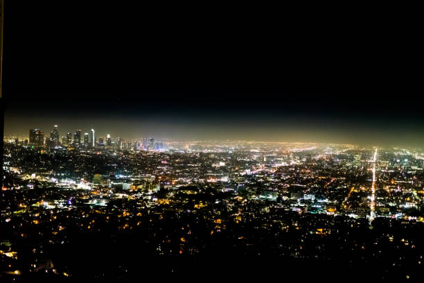 istock Los Angeles Skyline at Night at Griffith Observatory 1093021160