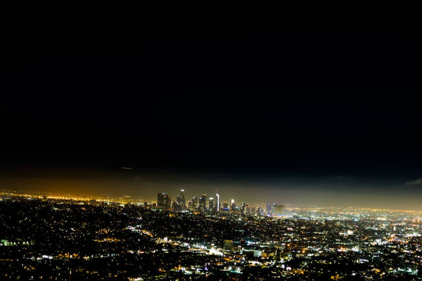 istock Los Angeles Skyline at Night at Griffith Observatory 1093021388