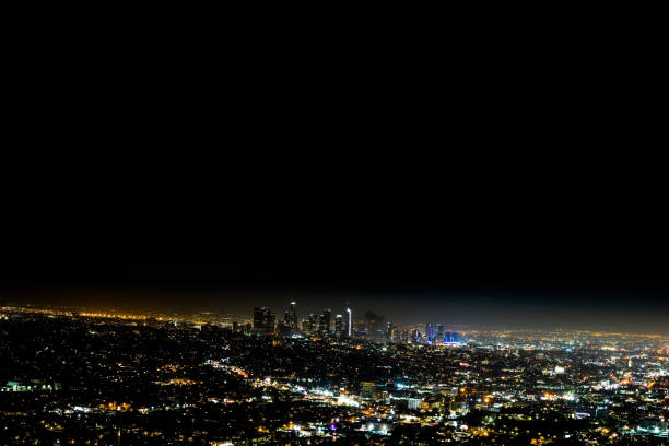 istock Los Angeles Skyline at Night at Griffith Observatory 1093021400