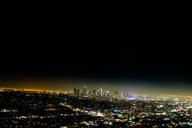 istock Los Angeles Skyline at Night at Griffith Observatory 1093021428