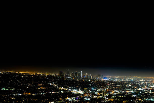 istock Los Angeles Skyline at Night at Griffith Observatory 1093021462