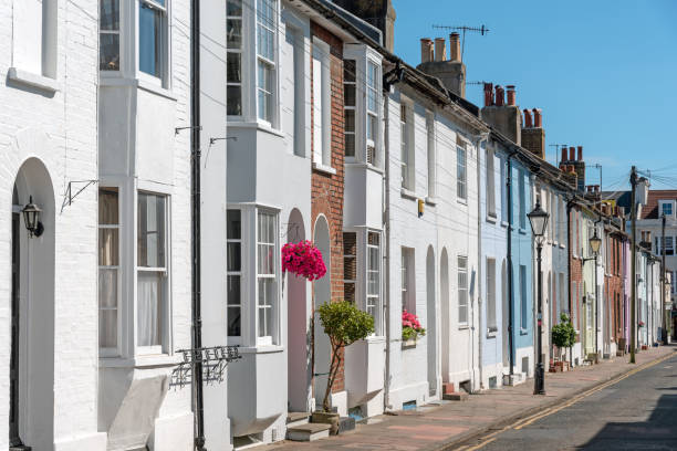 istock Colorful serial houses 1093042090