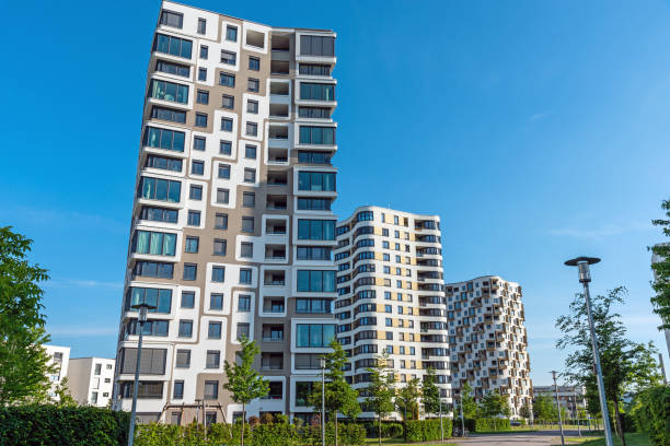 istock Modern multi storey apartment buildings 1093042342