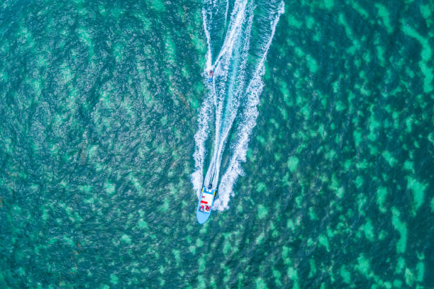 Water skiing in Mauritius during vacations