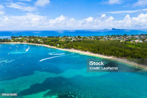 Amazing Coastline On The Indian Ocean In Mauritius Island Stock Photo - Download Image Now