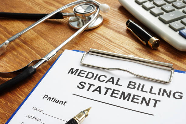 Medical billing statement, pen and stethoscope. Affordable health care. Medical billing statement, pen and stethoscope. Affordable health care. affordable price stock pictures, royalty-free photos & images