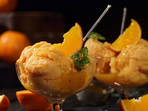 istock Tangerine ice cream 1093098460