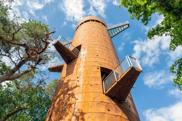 Photo of Watch tower in the forest of Appelscha, The Netherlands