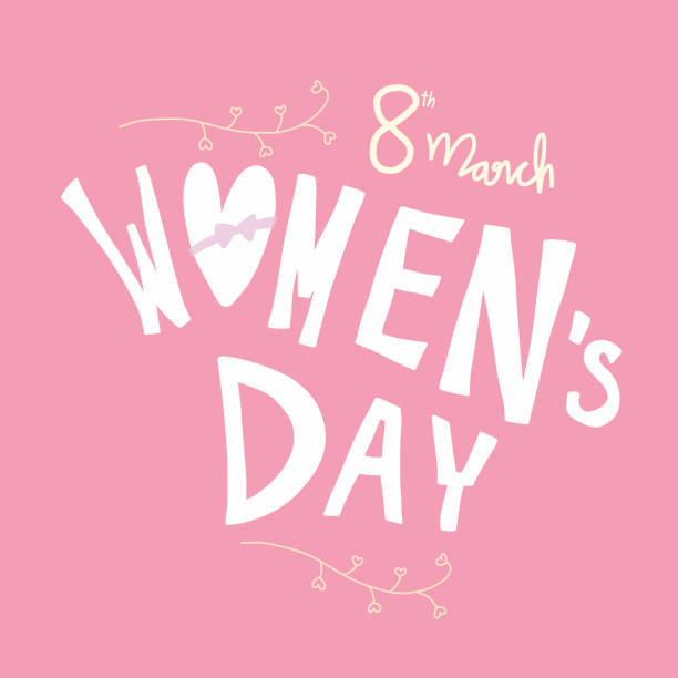 istock 8th March International women's day word vector illustration on pink background 1093141898
