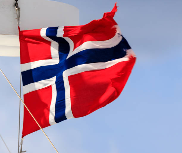 istock Waving flag of Norway 1093153776