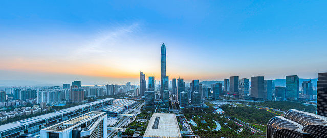 Shenzhen CBD skyline