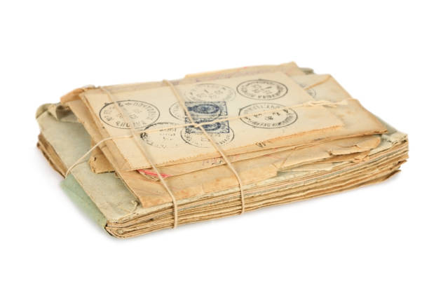 istock Pack of vintage letters 1093161744