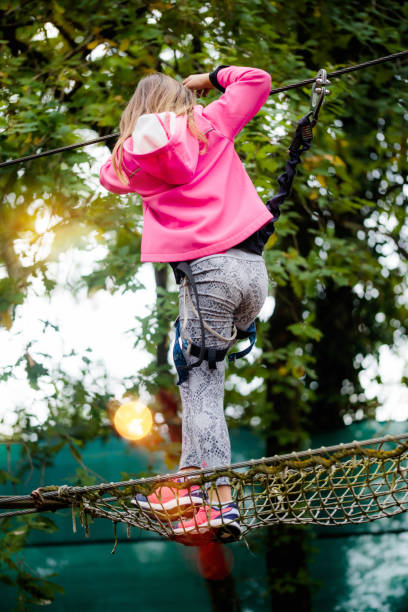 istock Adventure Park in the trees 1093164664