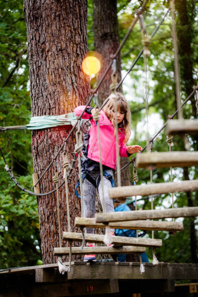 istock Adventure Park in the trees 1093165150