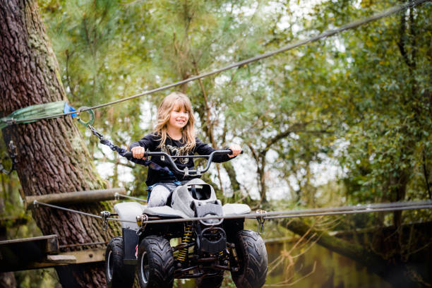 istock Adventure Park in the trees 1093167926