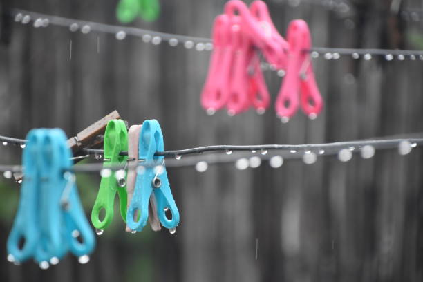 ClotheslinesIn the rain