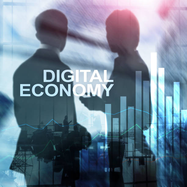 istock DIgital economy, financial technology concept on blurred background. 1093192704