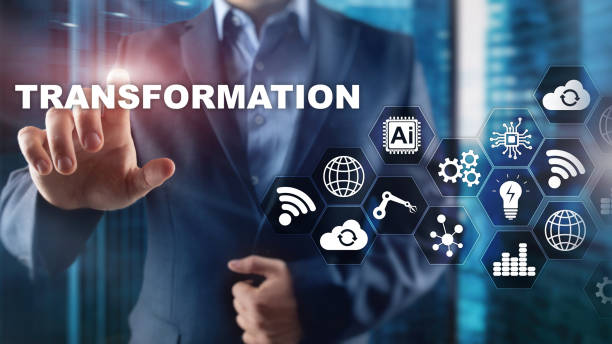 istock Business Transformation. Future and Innovation Internet and network concept. Abstract business background. Mixed Media. 1093193228
