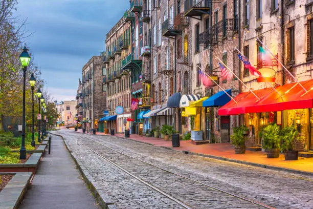 Photo of Savannah, Georgia, USA on River Street