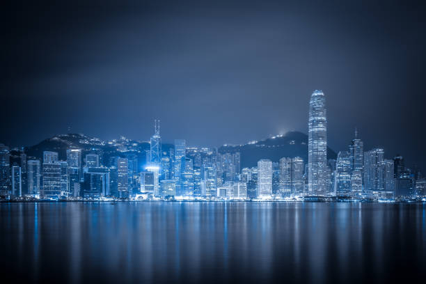 istock Hong Kong Skyline at Sunset 1093219646