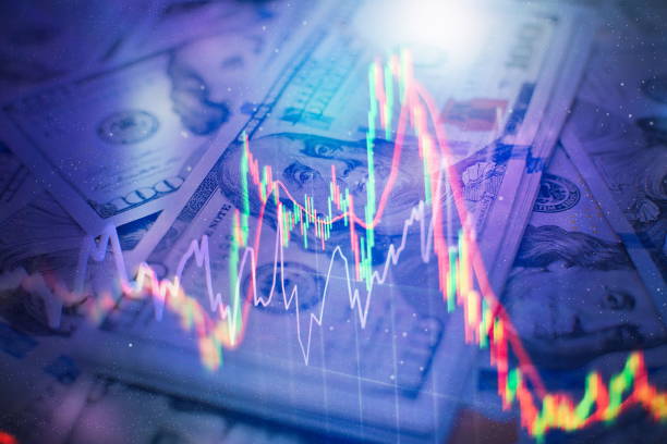 istock Abstract background with graph chart finance. Business concept 1093224926