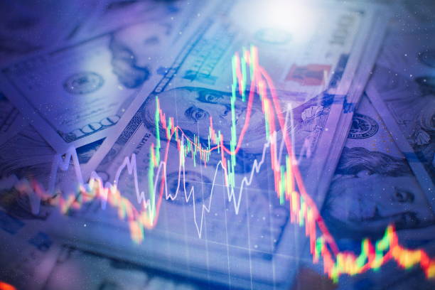 istock Abstract background with graph chart finance. Business concept 1093224956