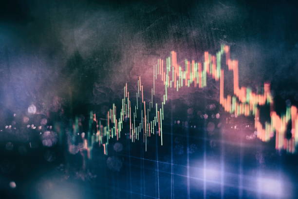 istock Abstract background with graph chart finance. Business concept 1093225356