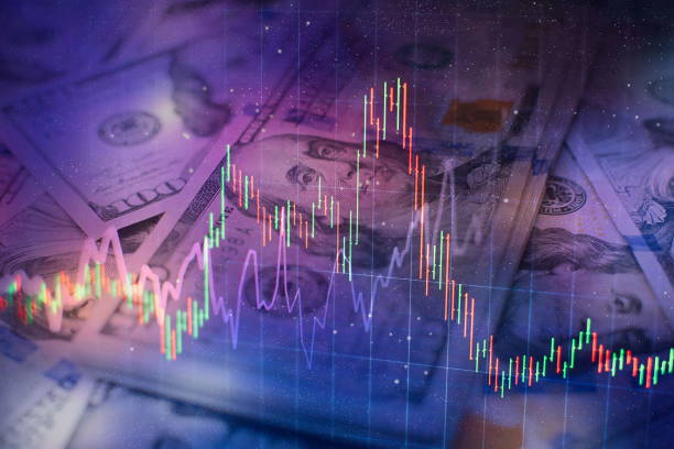 istock Abstract background with graph chart finance. Business concept 1093225496