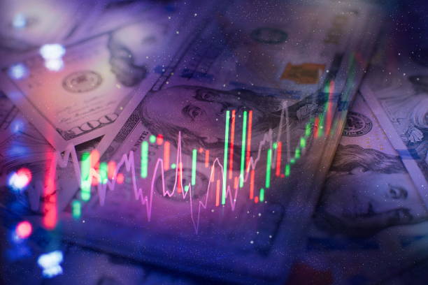 istock Abstract background with graph chart finance. Business concept 1093225542