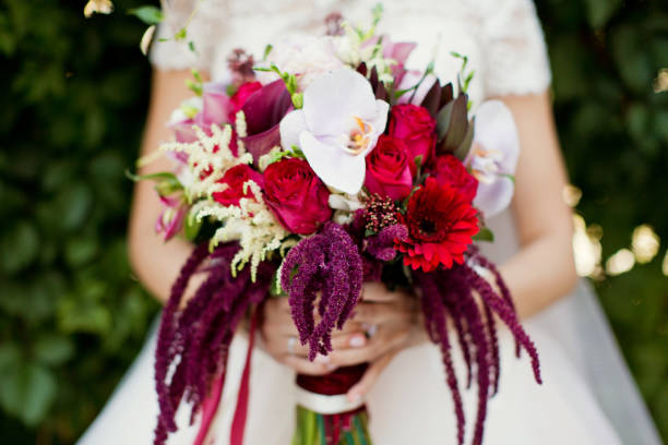 istock boho bouquet with red flowers 1093232288