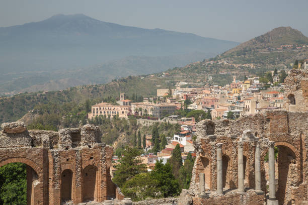 istock The ancient theatre in Taormina in Sicily 1093232956