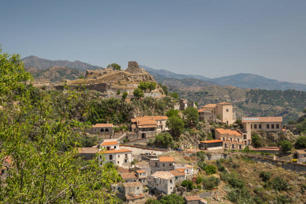istock Hilltop community in Savoca in Sicily 1093238324