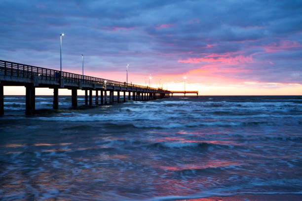 istock Sunrise at Bob Hall Pier 1093238398