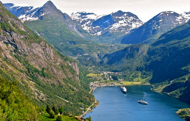 istock Bird view of the Geirangerfjord 1093238950
