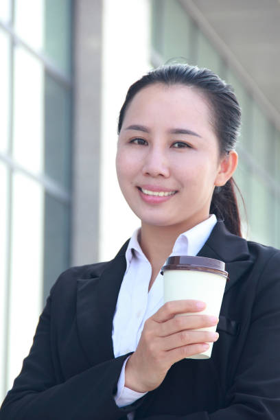 istock Smiling asian businesswoman 1093243210
