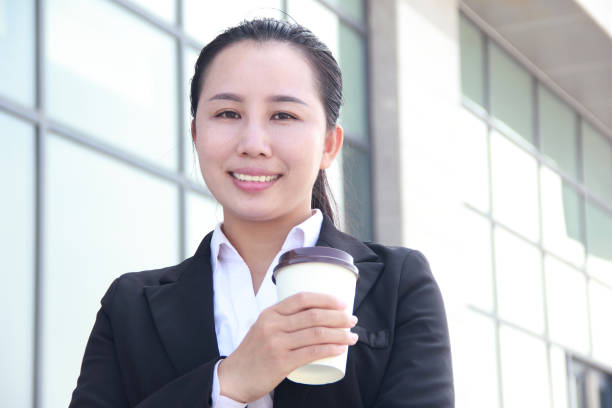 istock Smiling asian businesswoman 1093243216