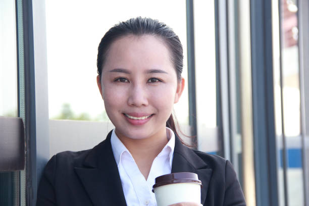 istock Smiling asian businesswoman 1093243402