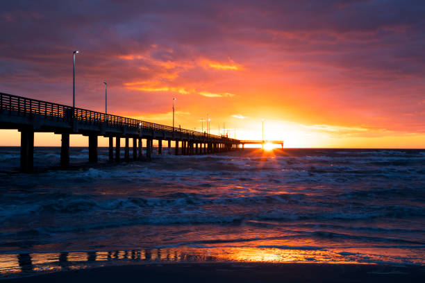 istock Sunrise at Bob Hall Pier 1093246088