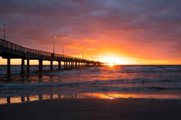 istock Sunrise at Bob Hall Pier 1093247958