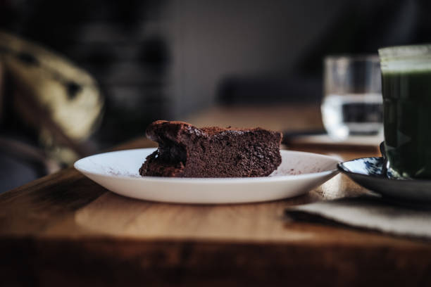 istock Slice of vegan chocolate brownie cake 1093250186