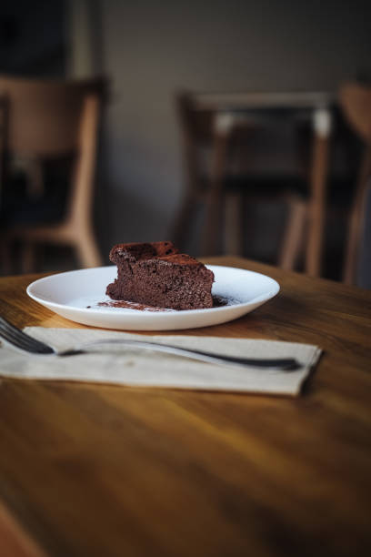 istock Slice of vegan chocolate brownie cake 1093250190