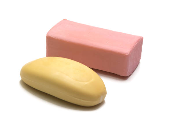 istock Pink and yellow soap 1093252692