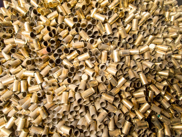 istock pile of fired pistol cartridges 1093265162